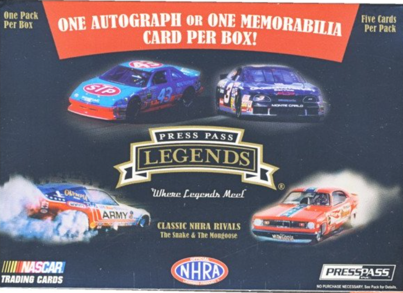 2012 Press Pass Legends Racing Blaster 20-Box Case