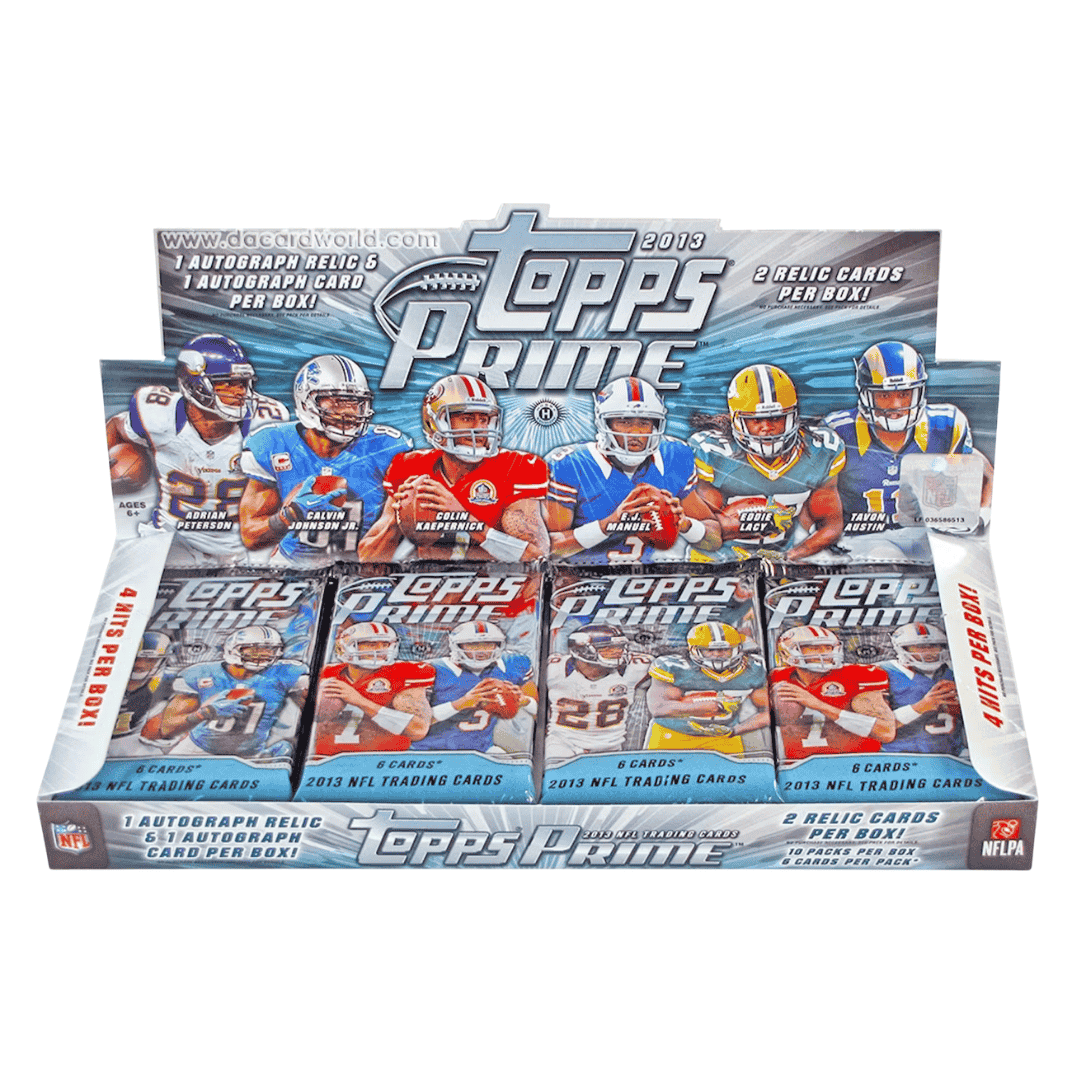 2013 Topps Prime Football Hobby Box