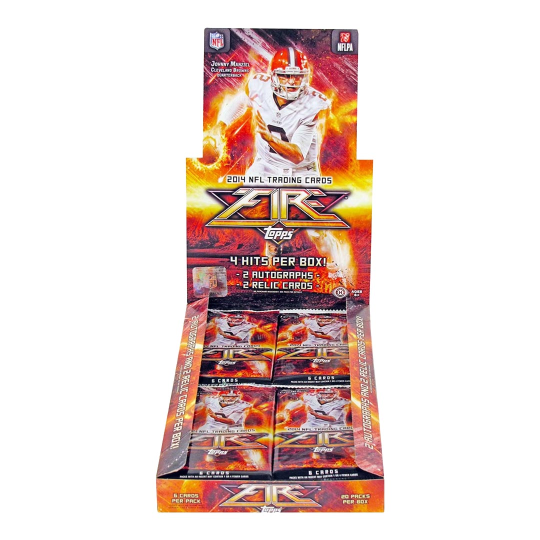 2014 Topps Fire Football Hobby Box