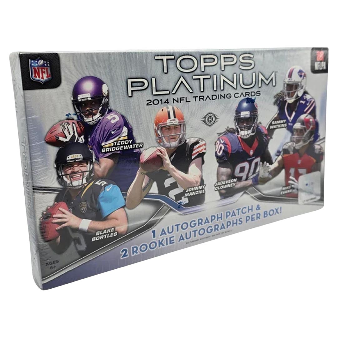 2014 Topps Platinum Football Hobby Box