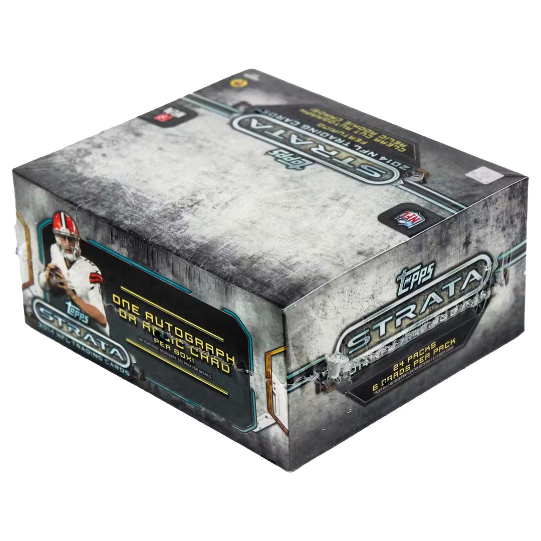 2014 Topps Strata Football 24-Pack Retail Box