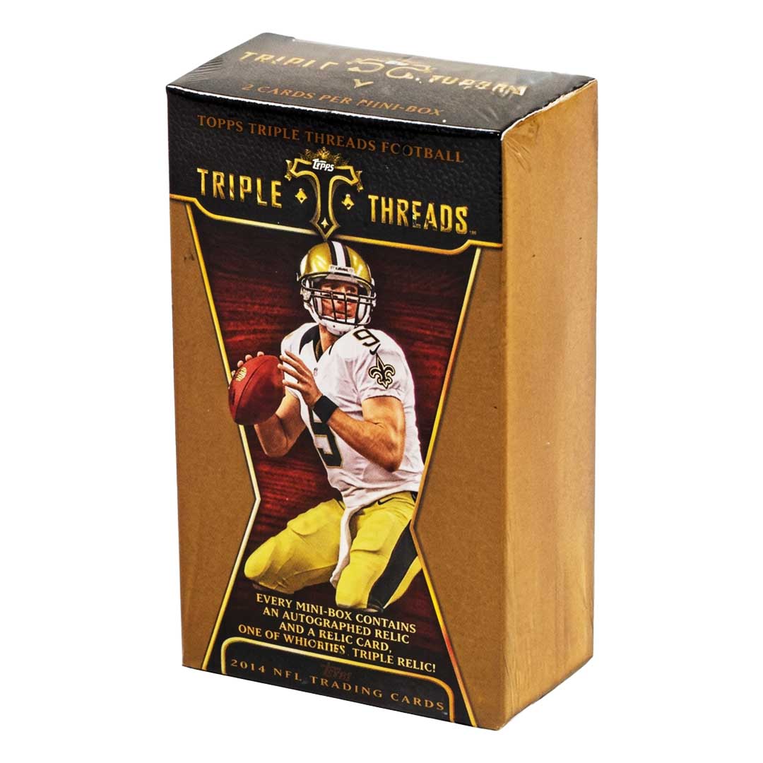 2014 Topps Triple Threads Football Hobby Mini Box