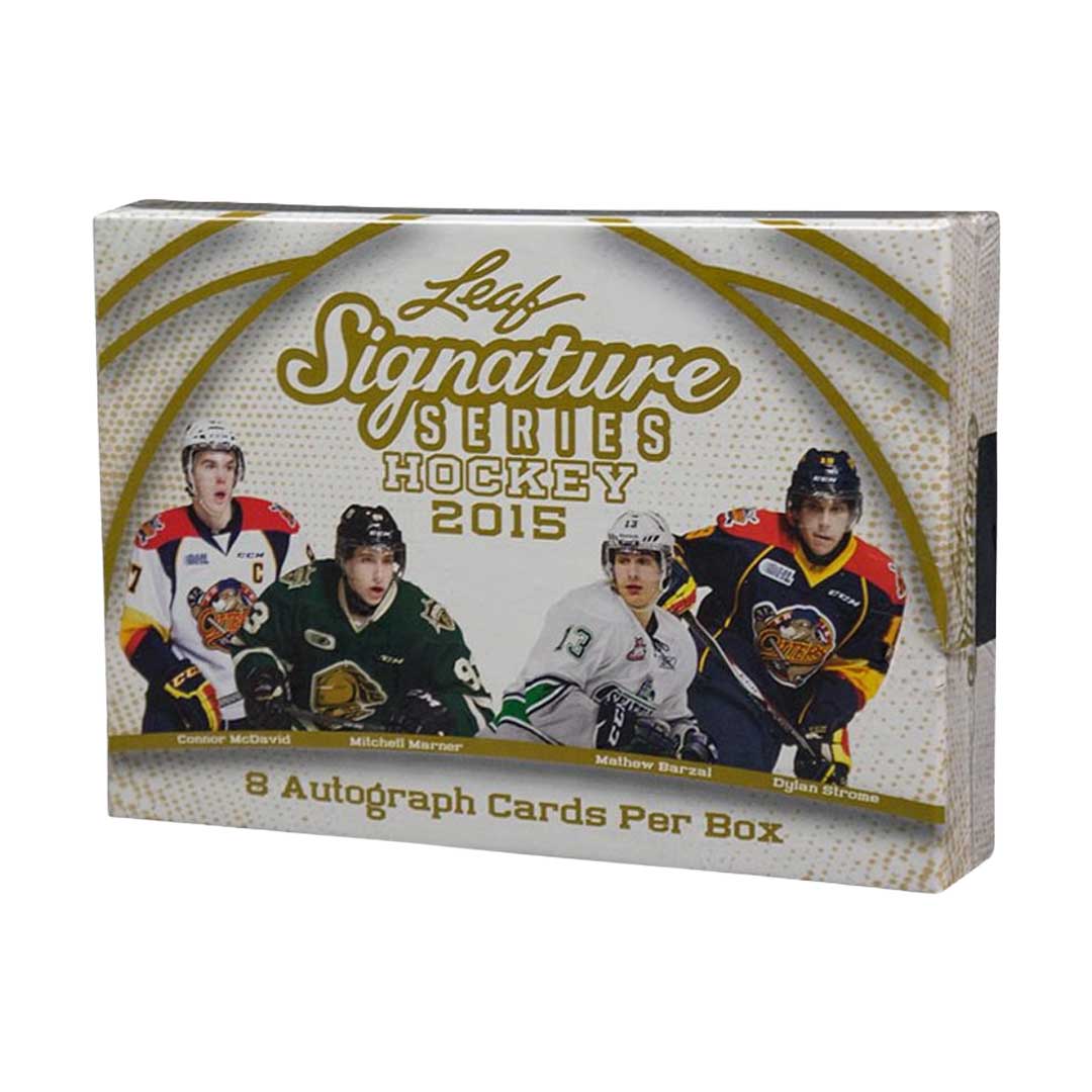 2015-16 Leaf Signature Series Hockey Hobby Box