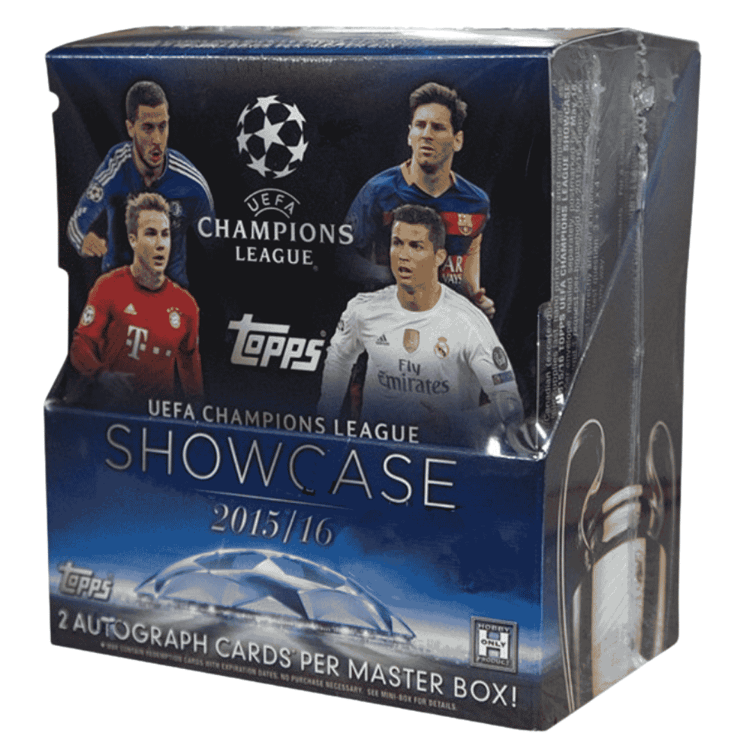 2015-16 Topps UEFA Champions League Showcase Hobby Soccer Box