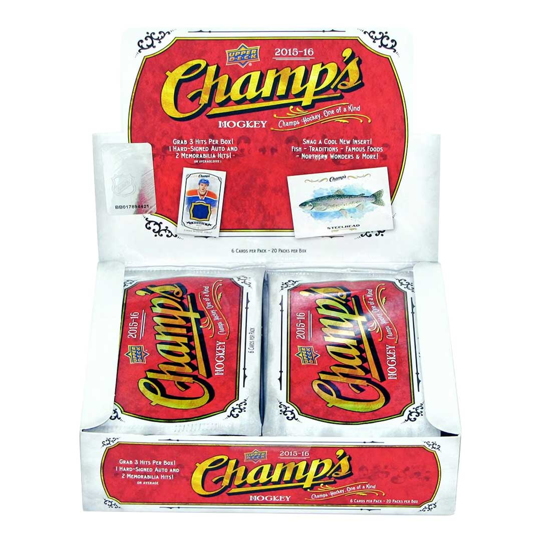 2015-16 Upper Deck Champs Hockey Hobby Box