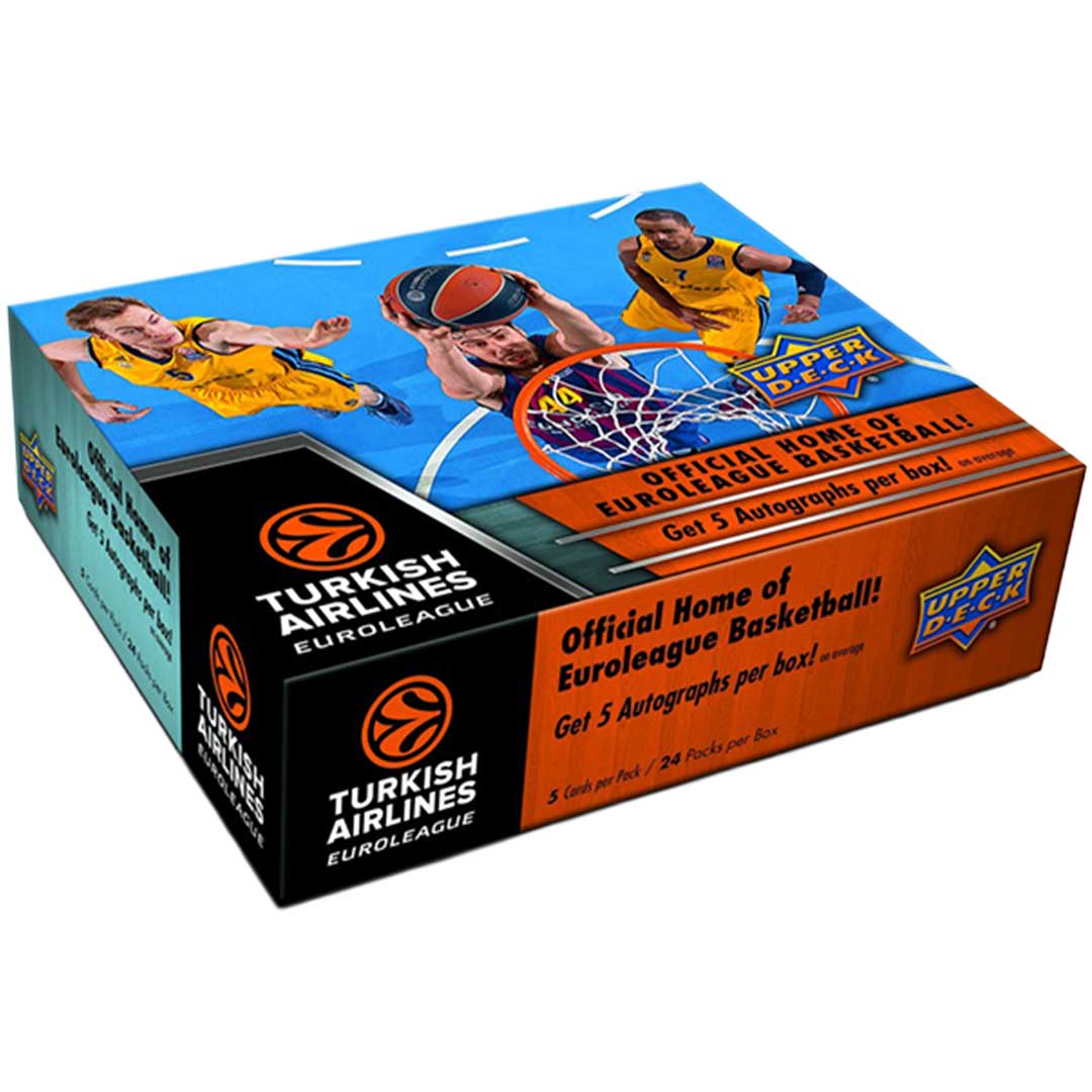 2015-16 Upper Deck Euroleague Basketball Hobby Box