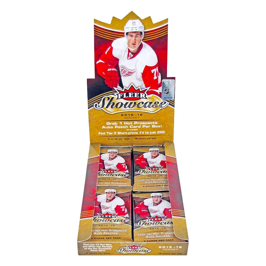 2015-16 Upper Deck Fleer Showcase Hockey Hobby Box