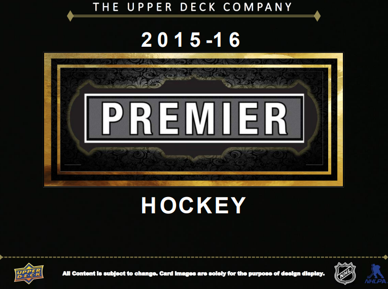 2015-16 Upper Deck Premier Hockey Hobby 10-Box Case