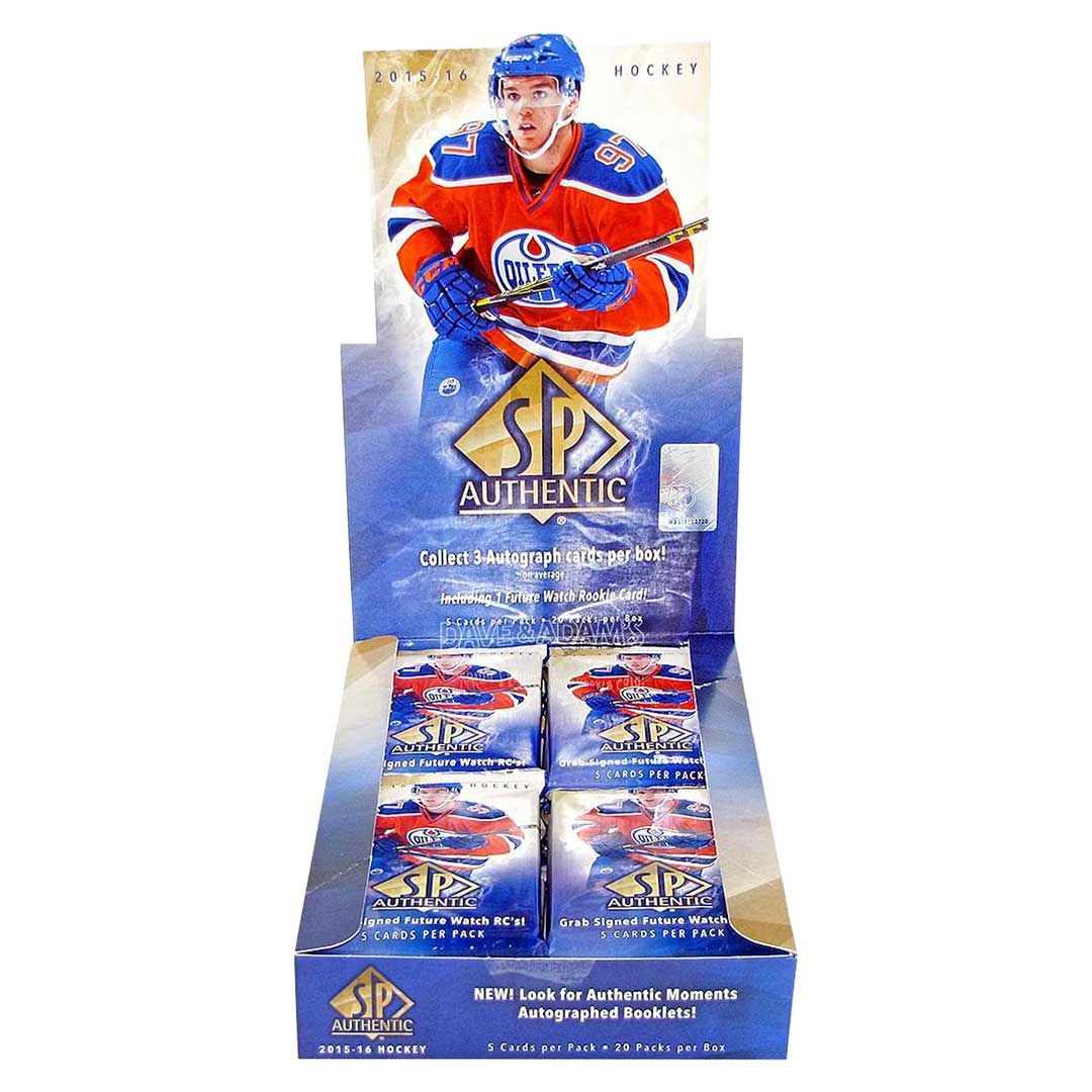 2015-16 Upper Deck SP Authentic Hockey Hobby Box