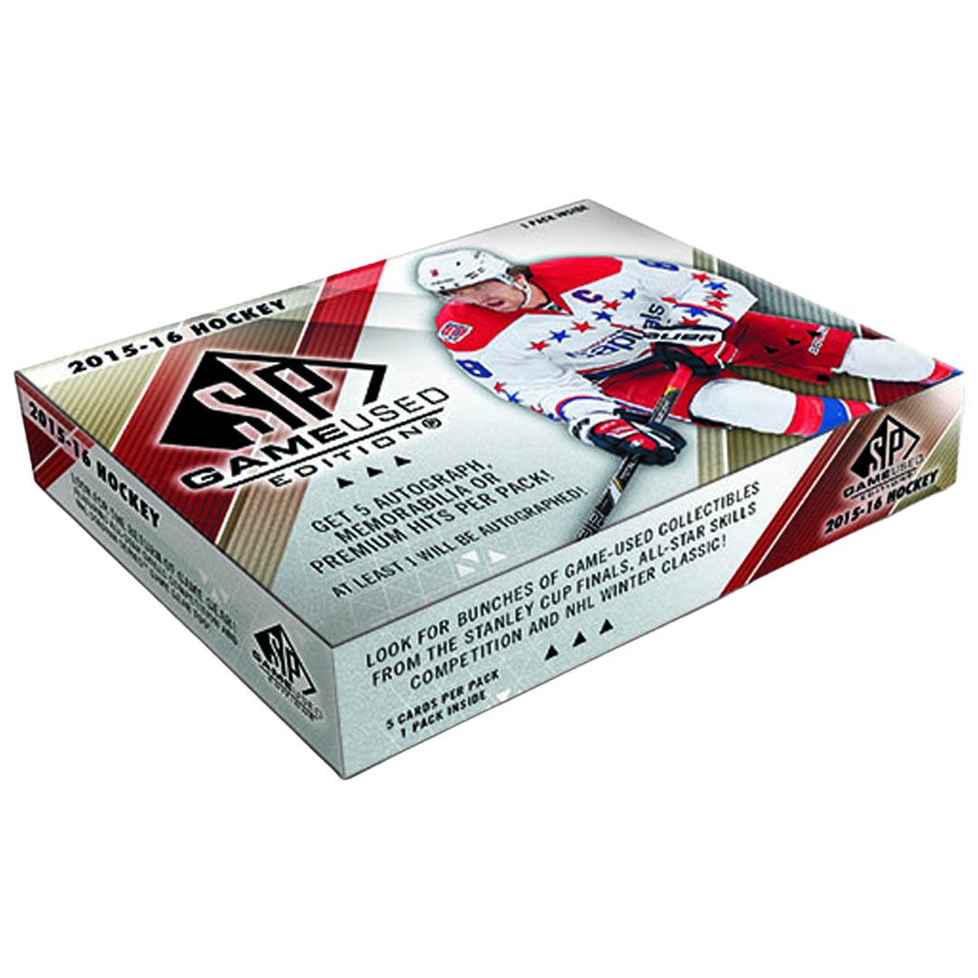 2015-16 Upper Deck SP Game Used Hockey Hobby Box
