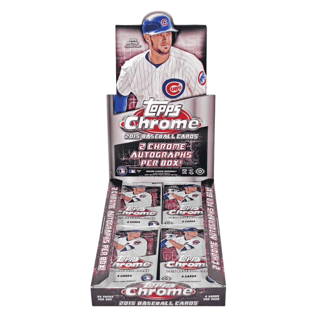 2015 Topps Chrome Baseball Hobby Box