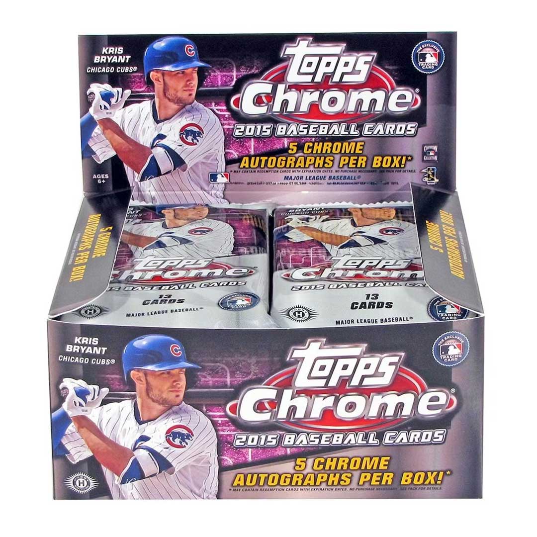 2015 Topps Chrome Baseball Jumbo Box