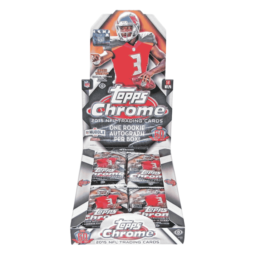 2015 Topps Chrome Football Hobby Box