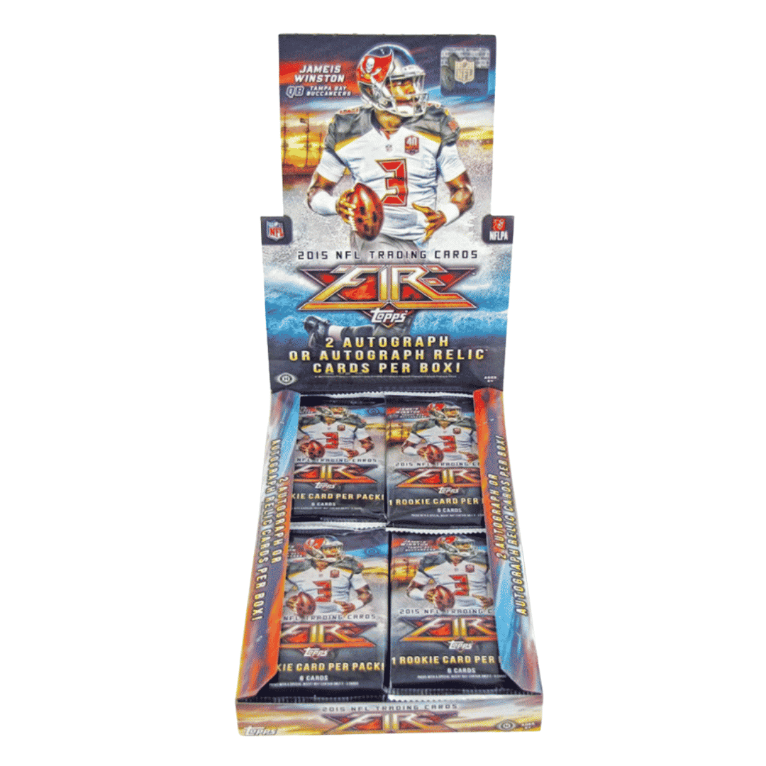 2015 Topps Fire Football Hobby Box