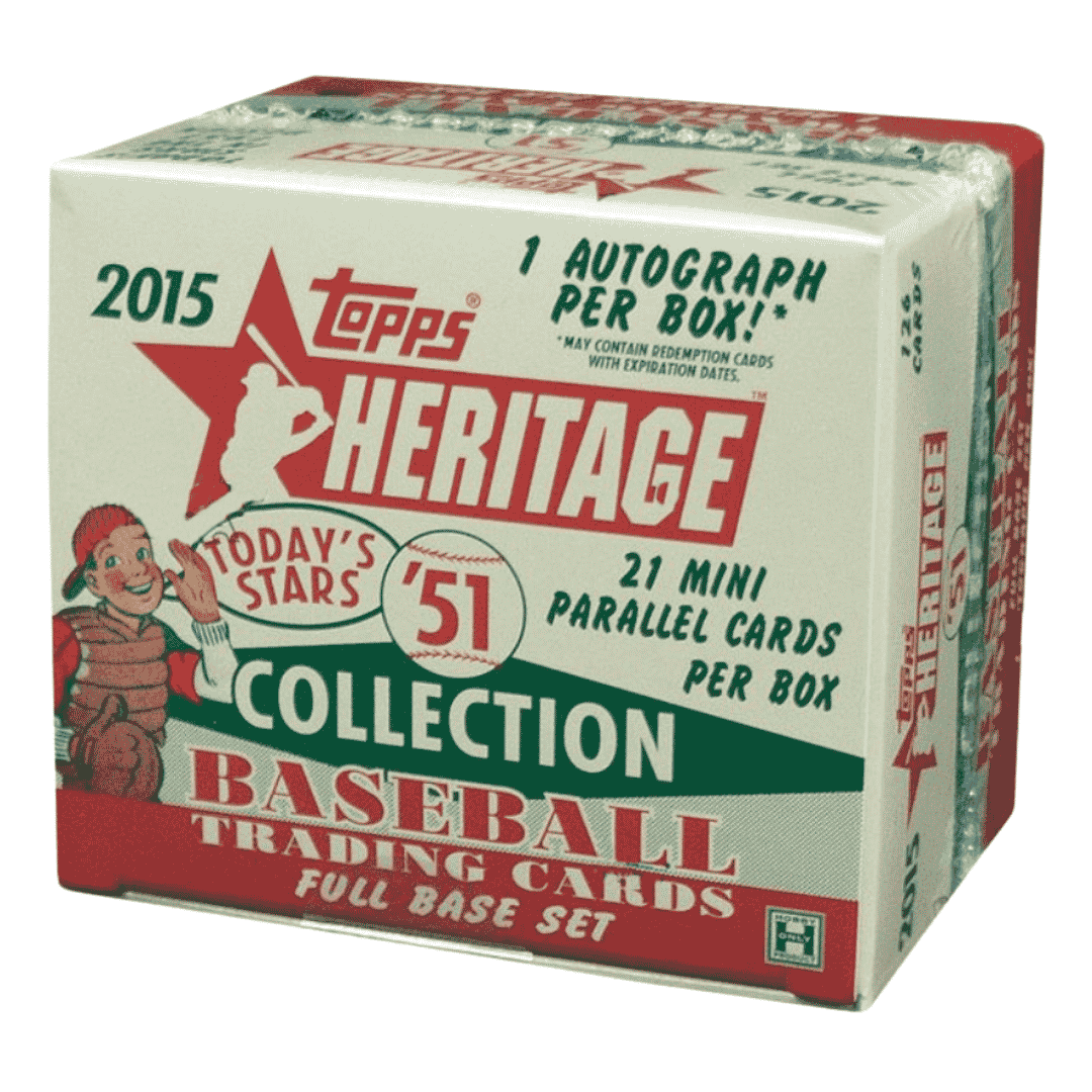 2015 Topps Heritage '51 Collection Baseball Hobby Box