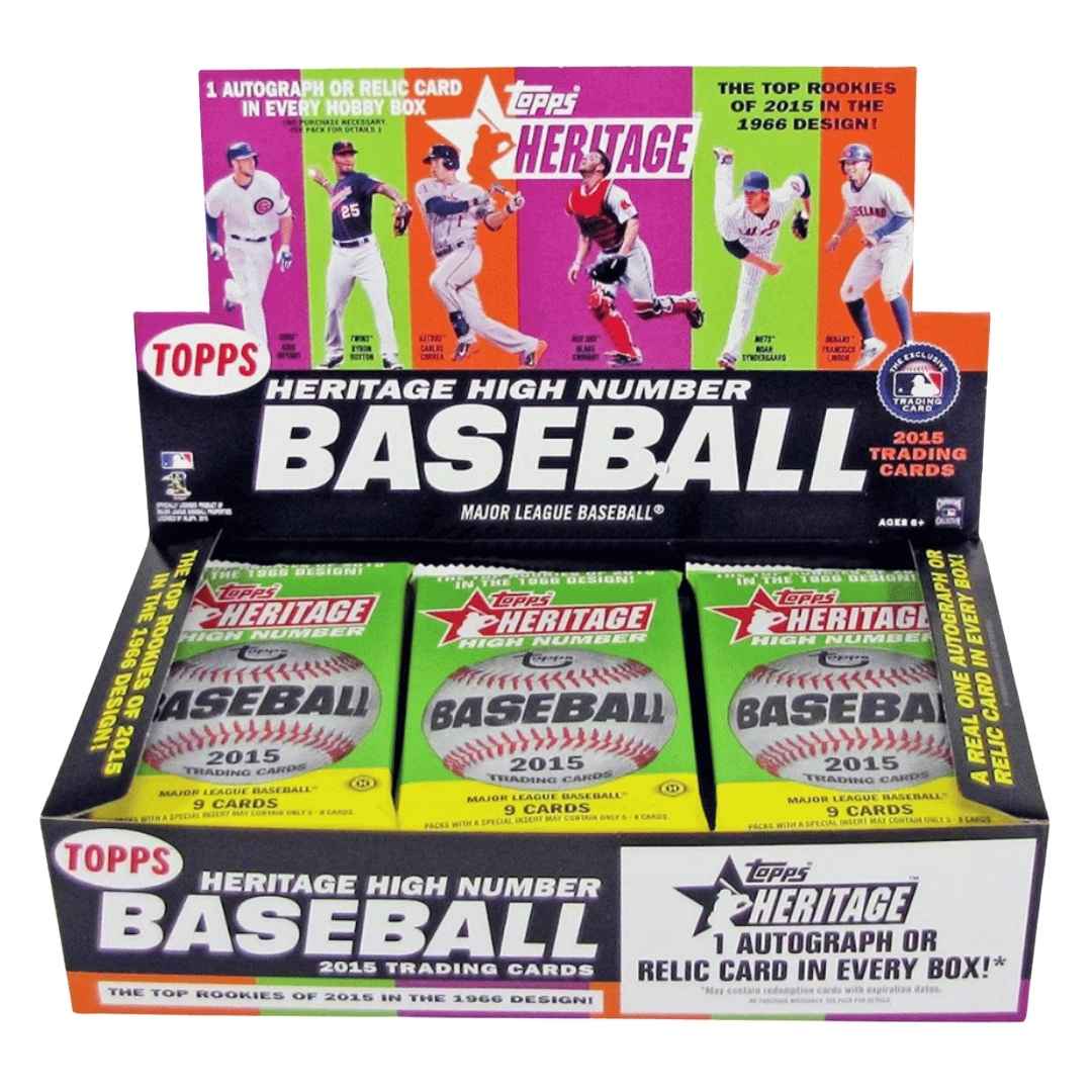 2015 Topps Heritage High Number Baseball Hobby Box