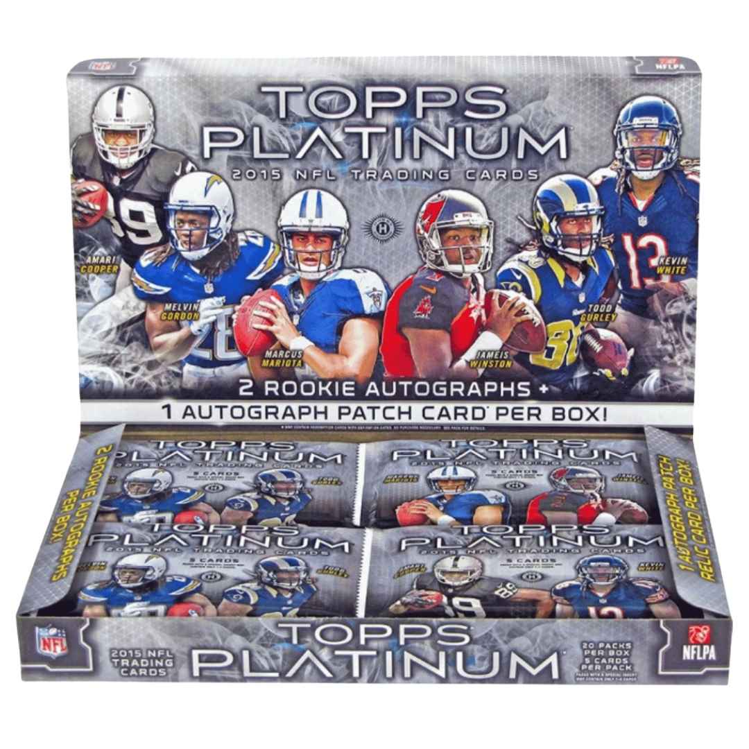 2015 Topps Platinum Football Hobby Box
