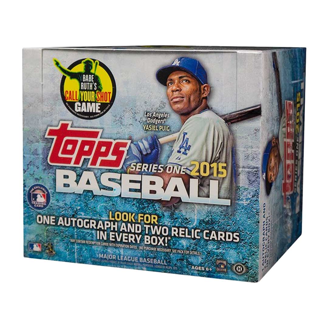 2015 Topps Series 1 Baseball Jumbo HTA Box