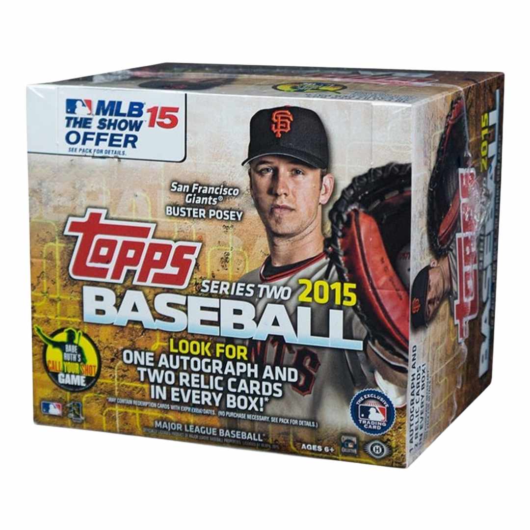 2015 Topps Series 2 Baseball Jumbo HTA Box