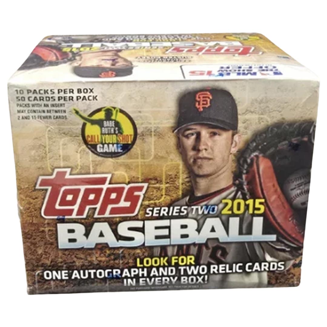 2015 Topps Series 2 Baseball Retail Box