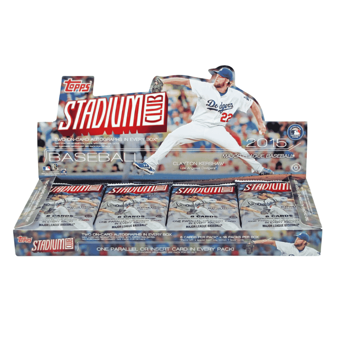 2015 Topps Stadium Club Baseball Hobby Box