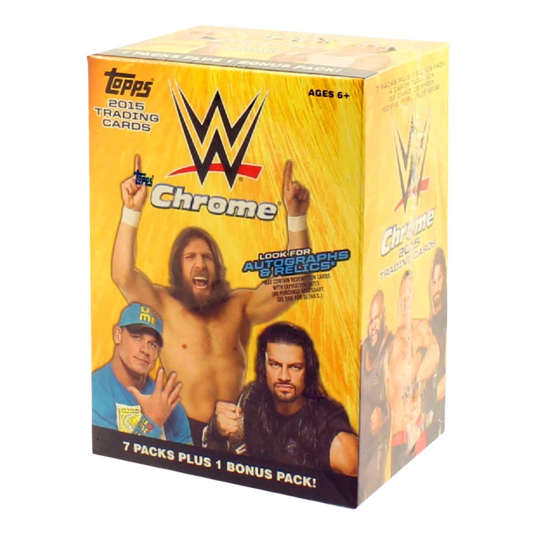 2015 Topps WWE Chrome Wrestling Blaster Box