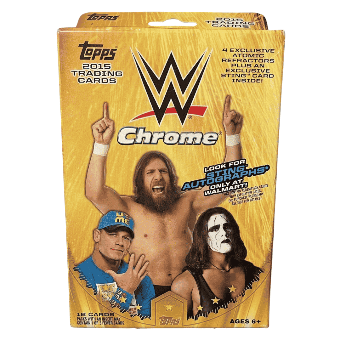 2015 Topps WWE Chrome Wrestling Hanger Box