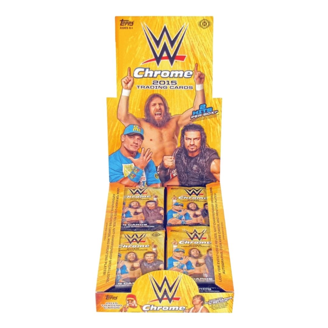 2015 Topps WWE Chrome Wrestling Hobby Box