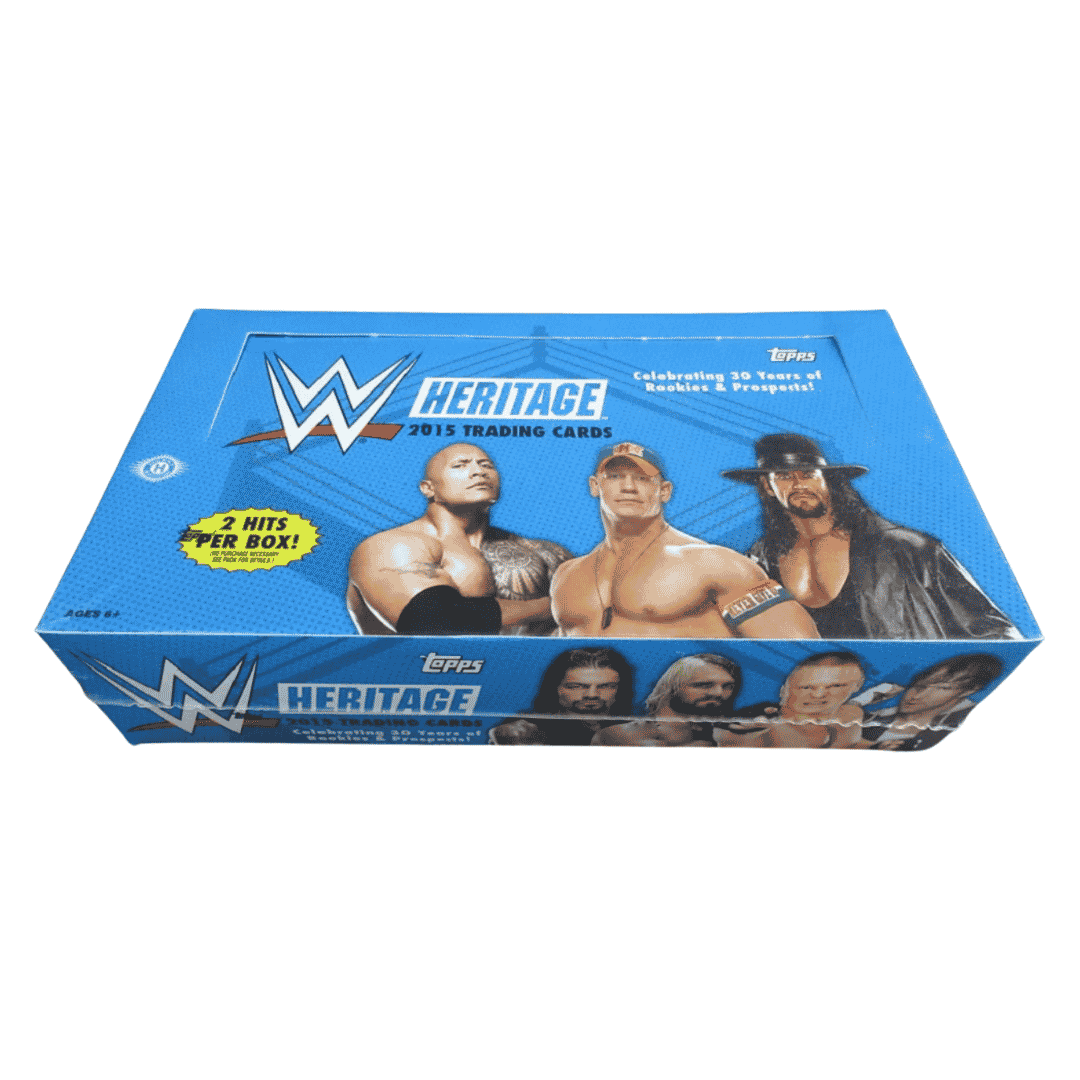 2015 Topps WWE Heritage Wrestling Hobby Box