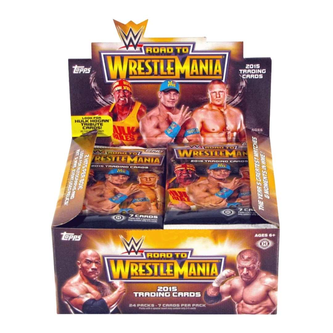 2015 Topps WWE Road To Wrestlemania Hobby Box