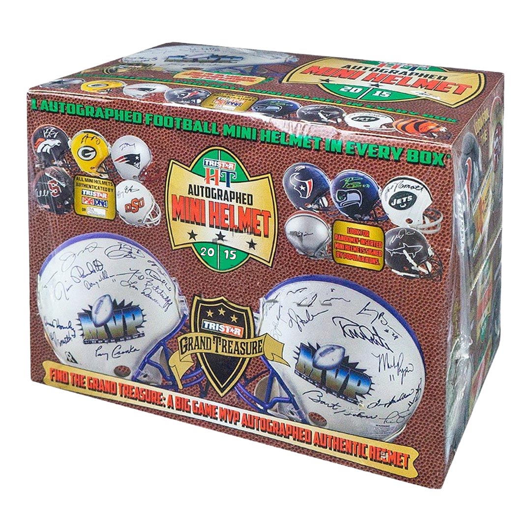 2015 Tristar Hidden Treasures Football Mini Helmet Box