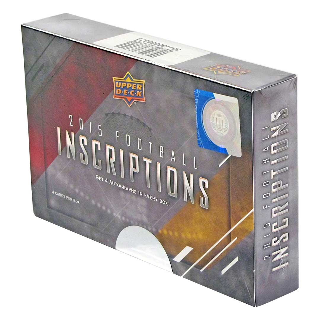2015 Upper Deck Inscriptions Football Hobby Box