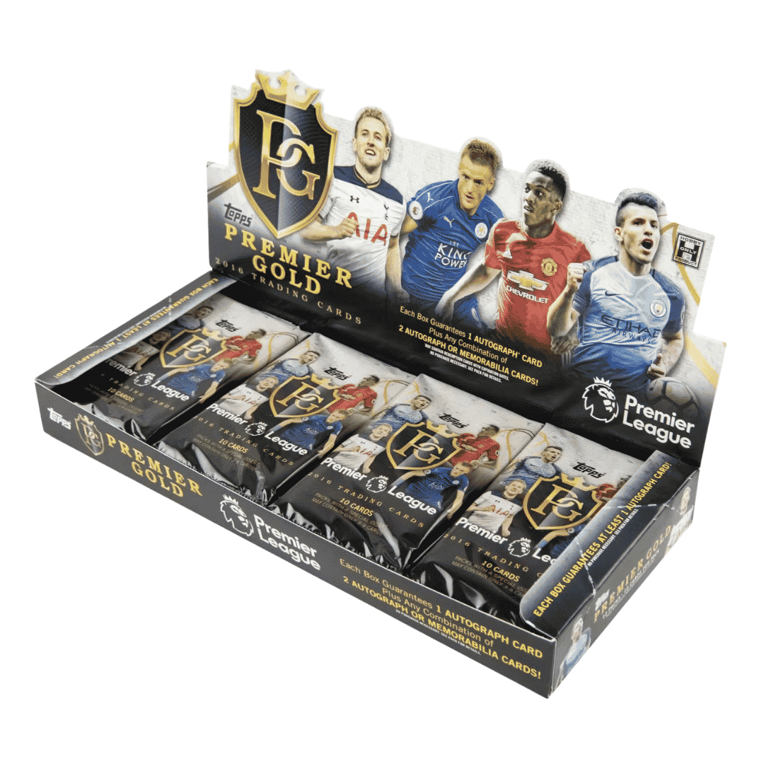 2016-17 Topps Premier League Gold Soccer Hobby Box