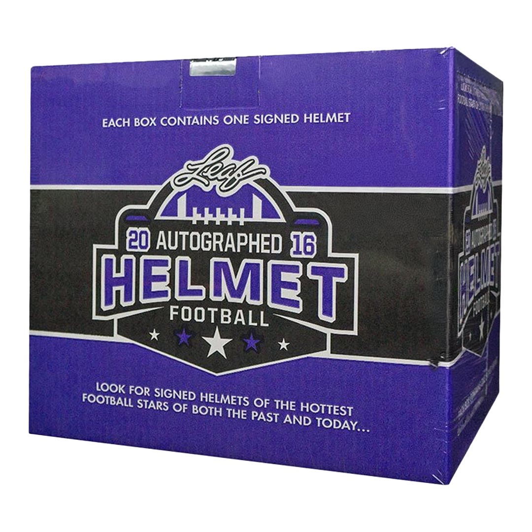 2016 Leaf Autographed Full Sized Helmet Football Box