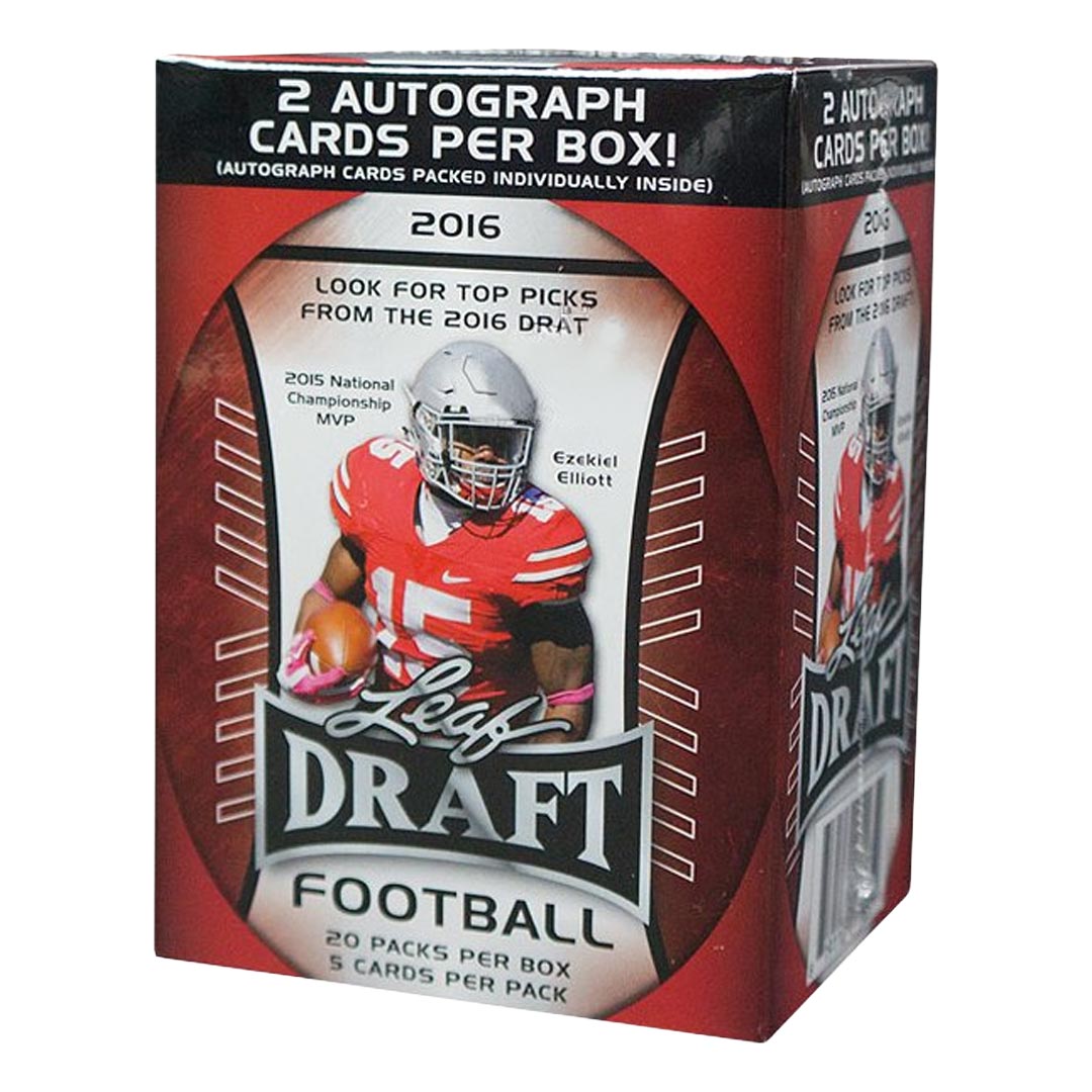 2016 Leaf Draft Football 20ct Blaster Box