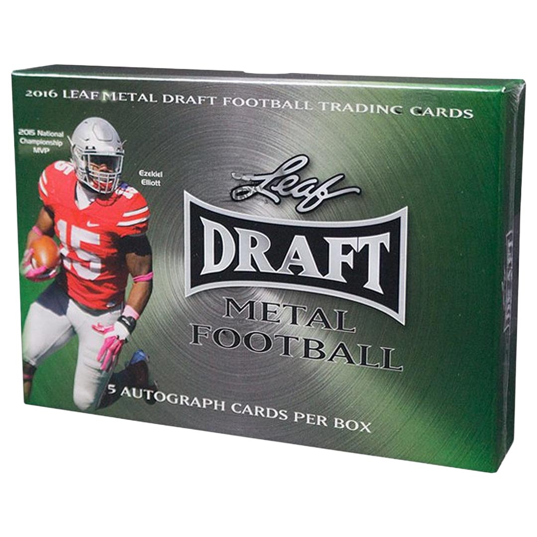 2016 Leaf Metal Draft Football Hobby Box