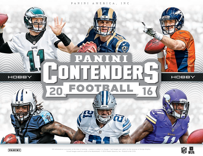 2016 Panini Contenders Football Hobby Box