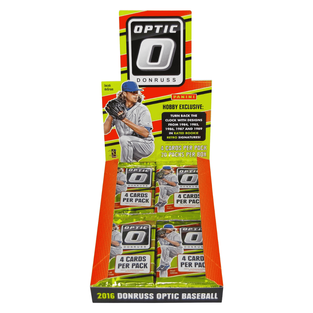 2016 Panini Donruss Optic Baseball Hobby Box