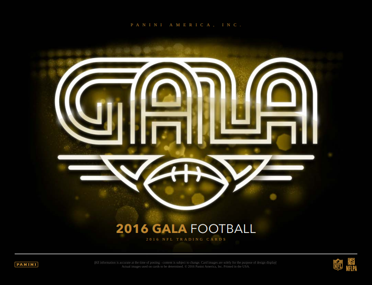 2016 Panini Gala Football Hobby 8-Box Case