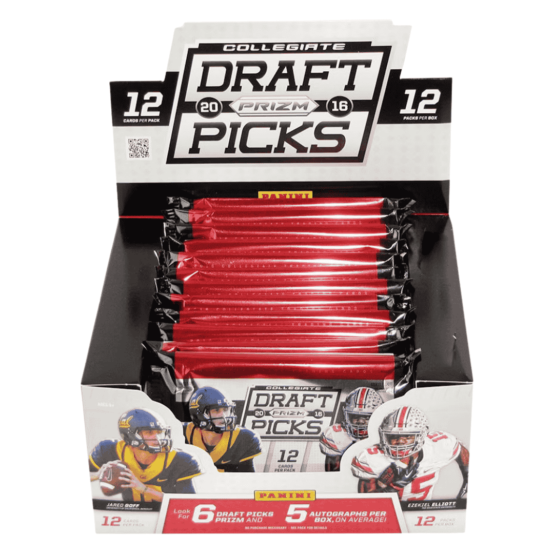 2016 Panini Prizm Collegiate Draft Football Hobby Box