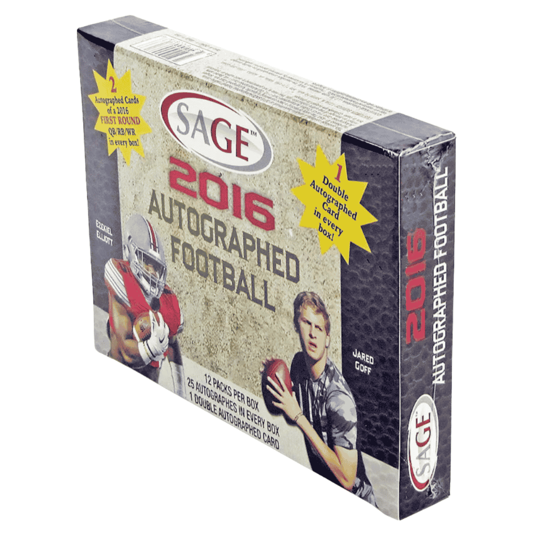 2016 Sage Autographed Football Hobby Box