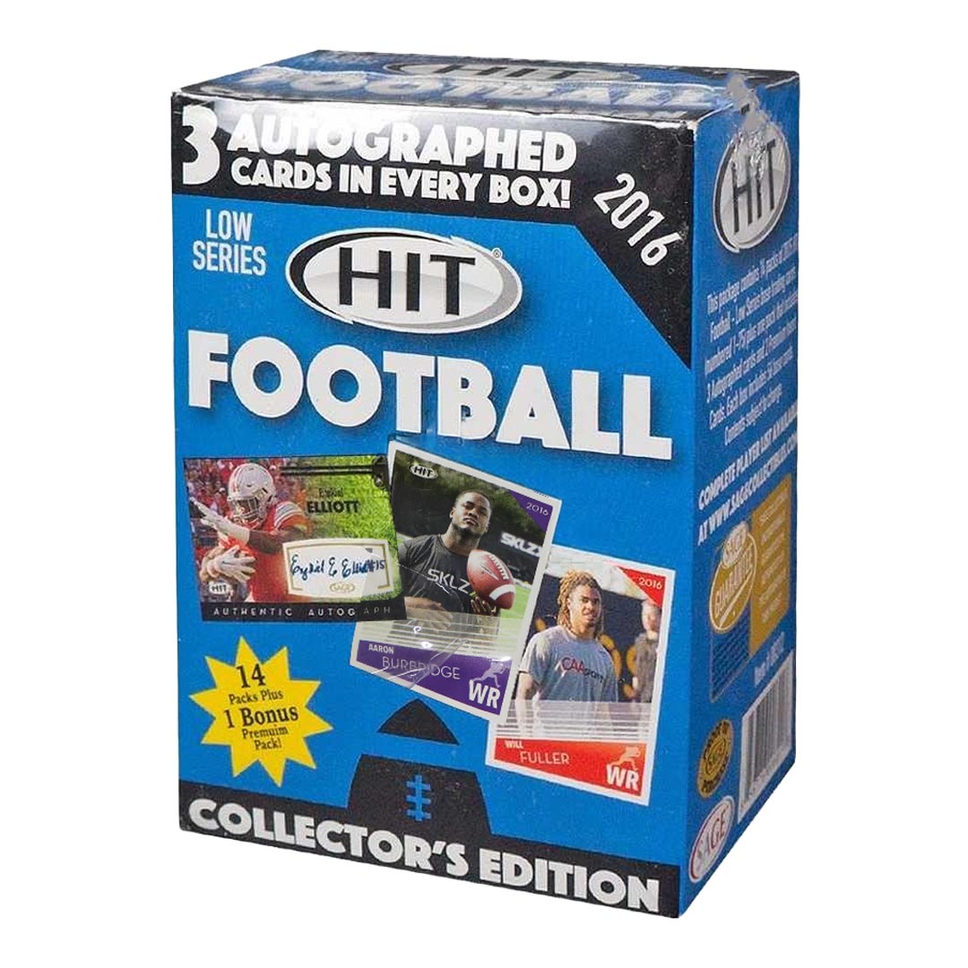 2016 Sage Hit Low Series Football Blaster Box