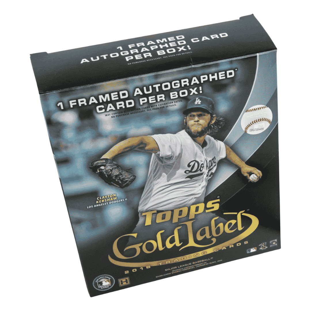 2016 Topps Gold Label Baseball Hobby Box