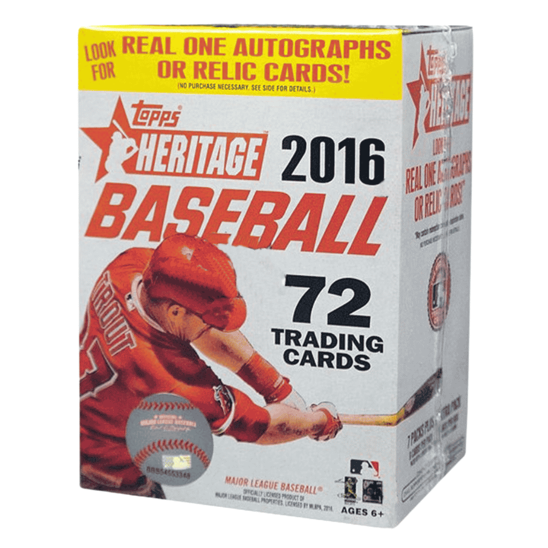 2016 Topps Heritage Baseball Blaster Box