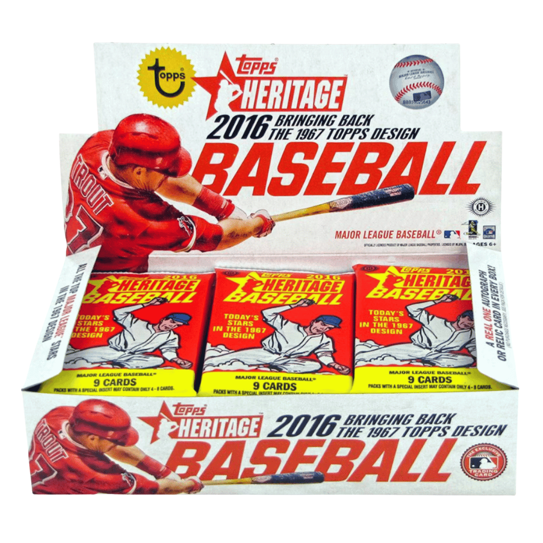 2016 Topps Heritage Baseball Hobby Box