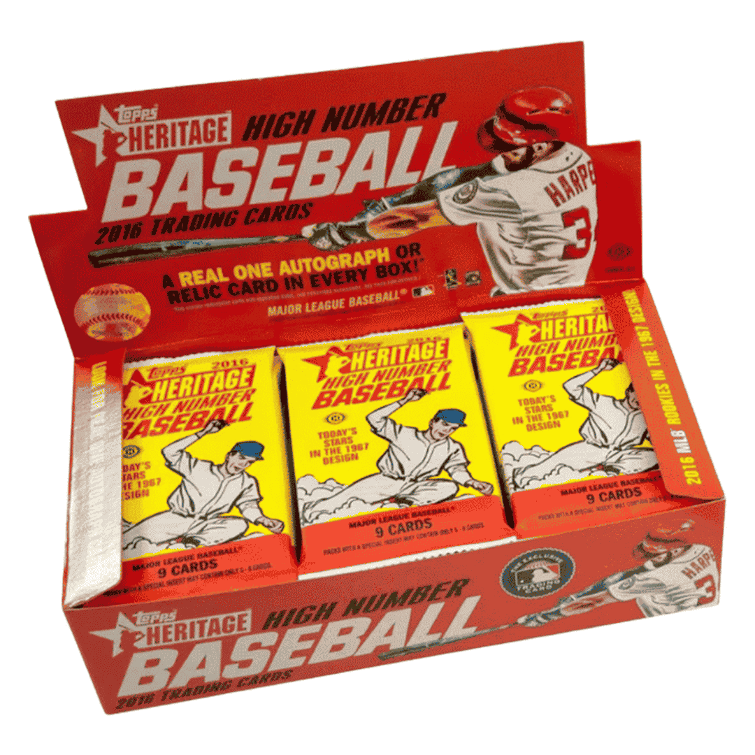 2016 Topps Heritage High Number Baseball Hobby Box