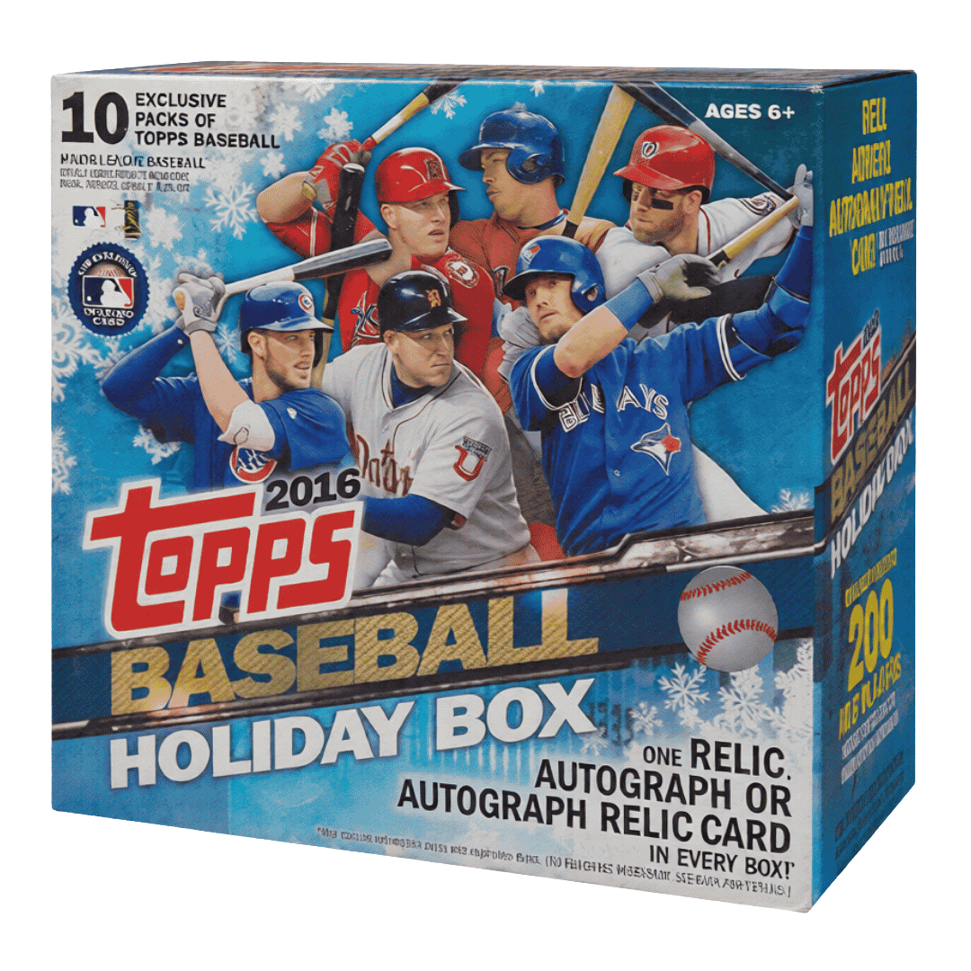 2016 Topps Holiday Box Baseball Box