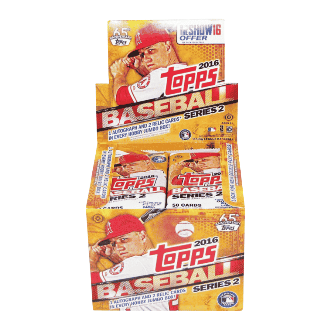 2016 Topps Series 2 Baseball Jumbo HTA Box