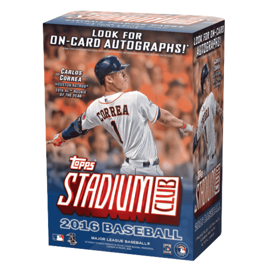 2016 Topps Stadium Club Baseball Blaster Box