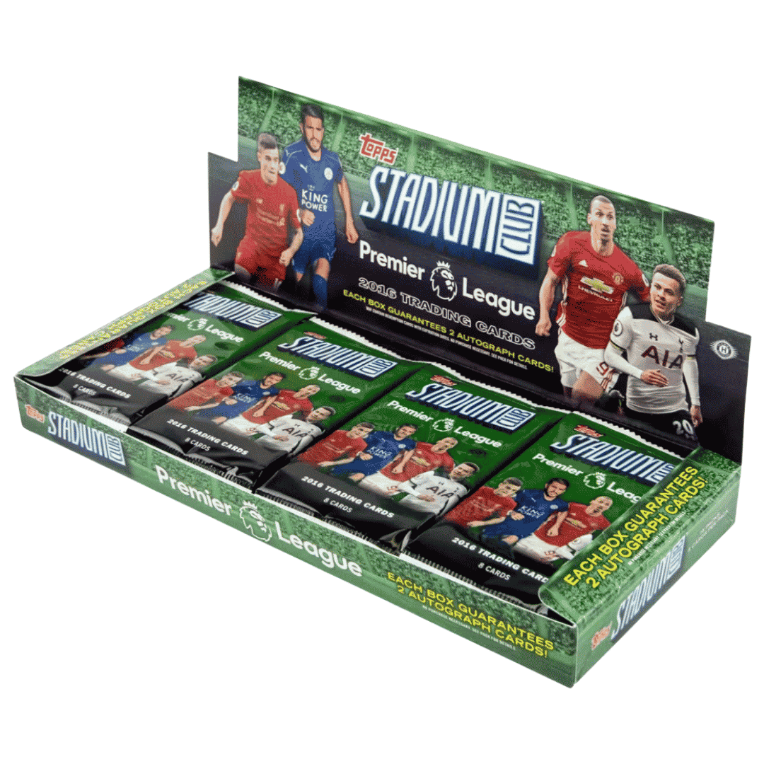 2016 Topps Stadium Club Premier League Soccer Box